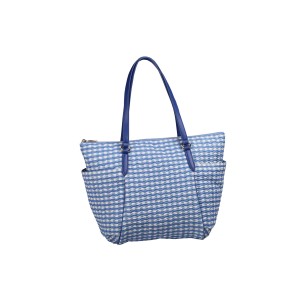 neu_Check Wave Carryall - White_Violet_Light Violet